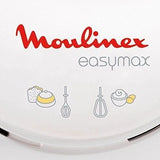 MOULINEX EasyMax Batteur Èlectrique, 200 W, 5 vitesses, 2 jeux de fouets inox, Compact, Ergonomique ABM11A30