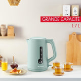 MOULINEX Morning Bouilloire Èlectrique 1.7 L, Indicateur 1 tasse, Filtre anticalcaire, Arret auto, Boule a thÈ incluse BY2M1310