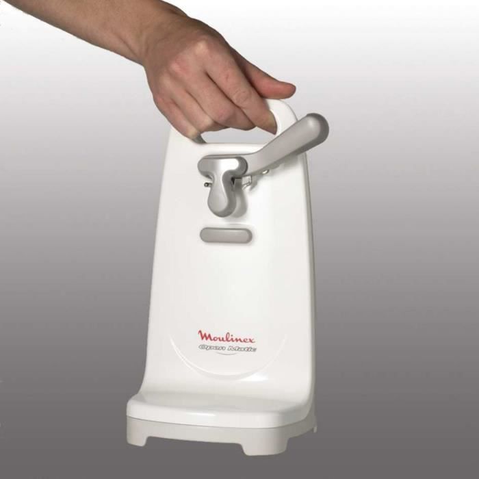 MOULINEX OpenMatic Ouvre-boite Èlectrique, Puissance 50 W, Support mural inclus DJJ152