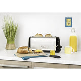 MOULINEX Subito Grille-pain, Longue fente, Thermostat 7 positions, RÈchauffe et dÈcongele, RemontÈe haute LS260800