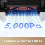 MOVA E20 - Robot Aspirateur Laveur - Navigation LDS, Puissance d'aspiration de 5 000 Pa - Aspirateur et Mop 2-en-1 - Compact