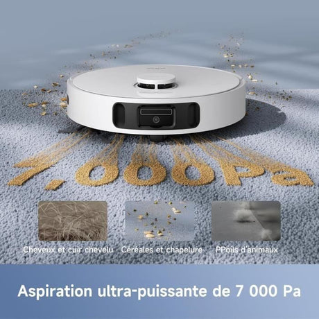 MOVA E30 Ultra - Robot Aspirateur Laveur avec Vidage Automatique - Nettoyage Automatique des Serpillieres - Technologie RoboSwing