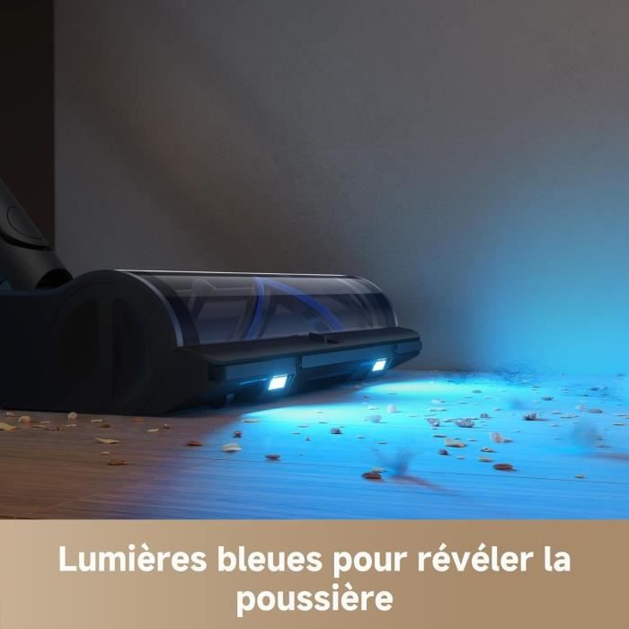 MOVA S4 Detect - Aspirateur Balai sans Fil - 150 AW - Autonomie maximale de 90 Minutes - Brosse multisurface OptiInsigh