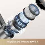 Mova S5 Sense - Aspirateur Balai sans Fil - Brosse multisurface OptiInsight avec Design Anti-noeuds - Réglage Intelligent