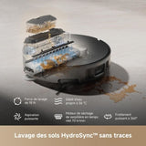 Aspirateur Robot Laveur - MOVA Z50 Ultra - Puissante Aspiration de 19 000 Pa - Détection Multiple de la saleté en Temps réel