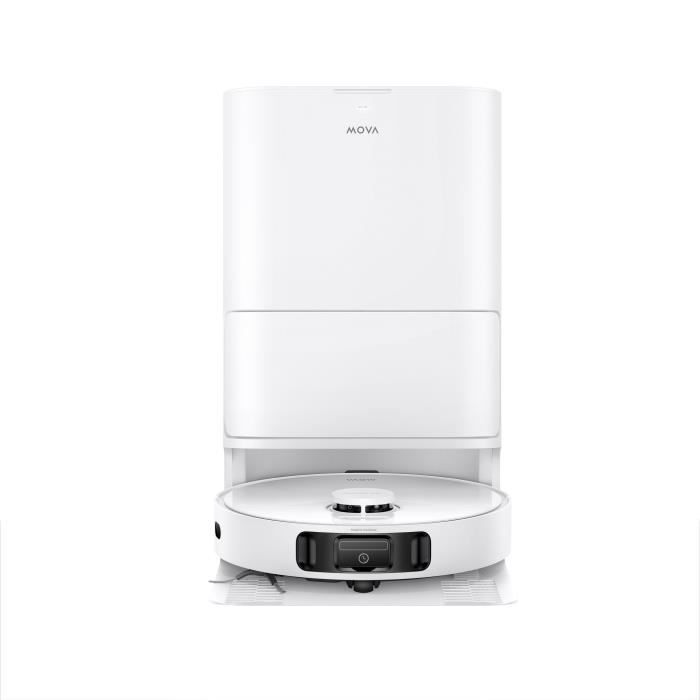 MOVA E40 ULTRA - Aspirateur Laveur a vidage Auto - 19 000 Pa - Technologie de Lavage MaxiReach - Brosse latérale Anti-noeuds