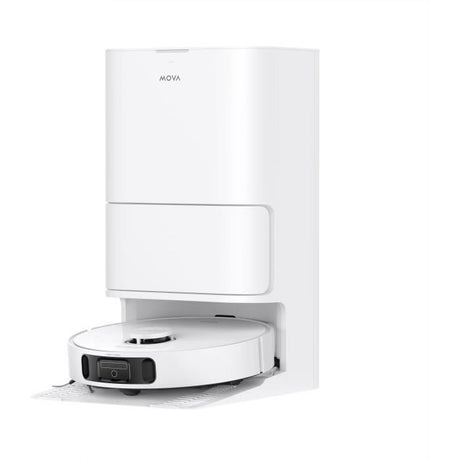 MOVA E40 ULTRA - Aspirateur Laveur a vidage Auto - 19 000 Pa - Technologie de Lavage MaxiReach - Brosse latérale Anti-noeuds