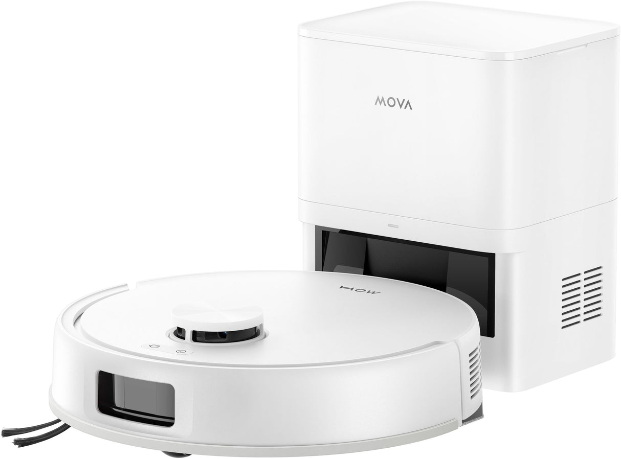 Aspirateur robot laveur - MOVA E20S PRO PLUS - 13000 Pa - 330 ml - Blanc