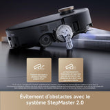 Mova Z60 Ultra Roller Complete - Aspirateur Laveur avec Technologie de Nettoyage HydroForce, DuoSolution, StepMaster 2.0, LiftPro