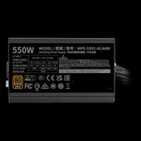 Alimentation PC - COOLER MASTER - MPE-5501-ACAAW-3BEU - MWE 550W V3 ATX 3.1 - 80+ BRONZE - 550 W