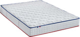 CONFORT DESIGN Amboise Matelas 160 x 200 - Ep.20cm - Ressorts ensachés - Mousse 25 kg/m3 - Fabriqué en France