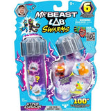 Figurine - SWARMS FUSION - MRBEAST LAB - 6 mini figurines de 2,5 cm - Des 5 ans