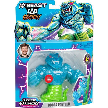 Figurine élastique - MRBEAST LAB - Goo Jit Zu - Cobra Panthere - 11 cm