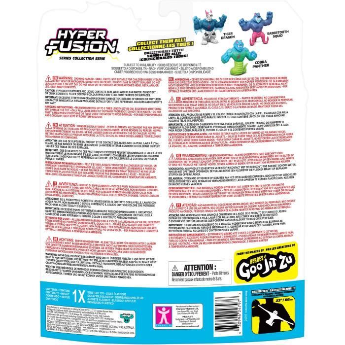 Figurine élastique - MRBEAST LAB - Goo Jit Zu - Cobra Panthere - 11 cm