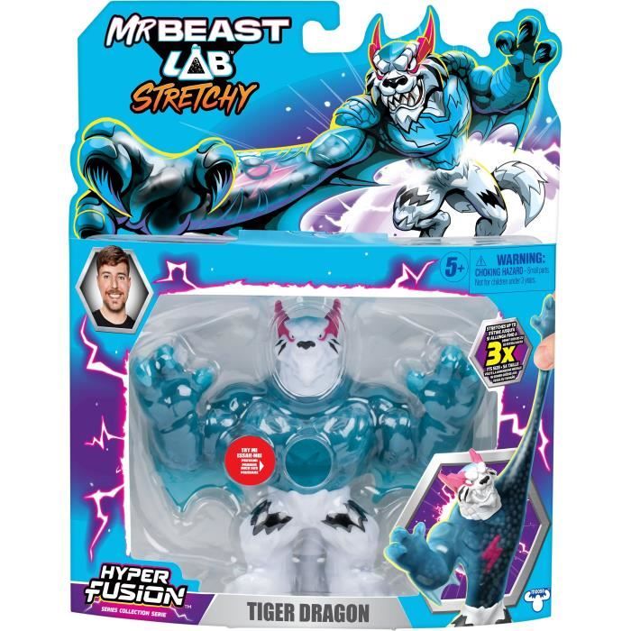 Figurine élastique - MRBEAST LAB - Goo Jit Zu - Tigre Dragon - 11 cm