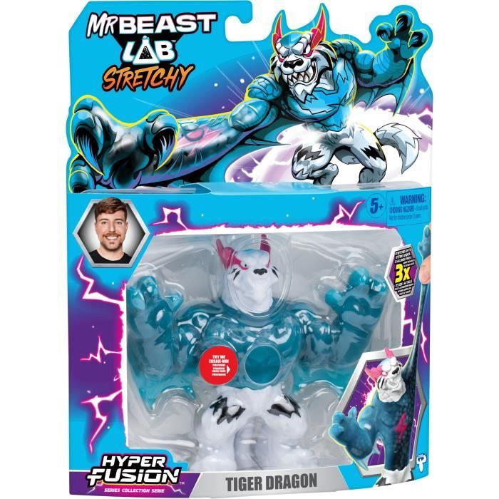 Figurine élastique - MRBEAST LAB - Goo Jit Zu - Tigre Dragon - 11 cm