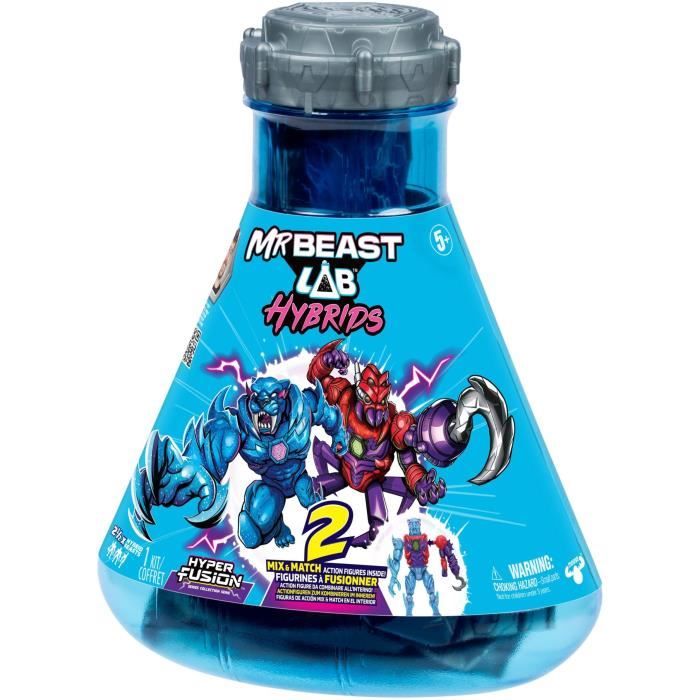 Pack de 2 figurines - MRBEAST LAB - Mix & Match - 2 FIG HYBRIDS + Moitié de figurine DRAGON
