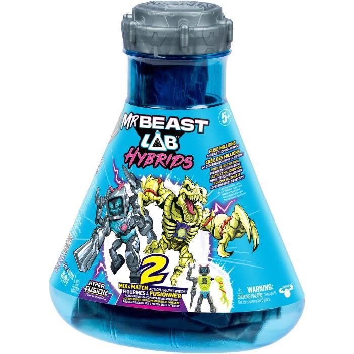 Pack de 2 figurines - MRBEAST LAB - Mix & Match - 2 FIG HYBRIDS Moitié de figurine DRAGON