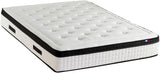 CONFORT DESIGN Quatuor Matelas 140 x 190 - Ep.30 cm - 4 technologies - Ressort/Mémoire/Latex/HR - Fabriqué en France