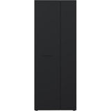 Armoire de rangement - Noir - L68,7 x P36,5 x H181,1 cm