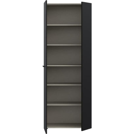 Armoire de rangement - Noir - L68,7 x P36,5 x H181,1 cm