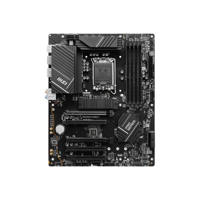 Carte Mere - MSI - PRO B760-P DDR4 II - Socket LGA1700 - Gigabit Ethernet - PCIe 4.0 x16 - Intel B760