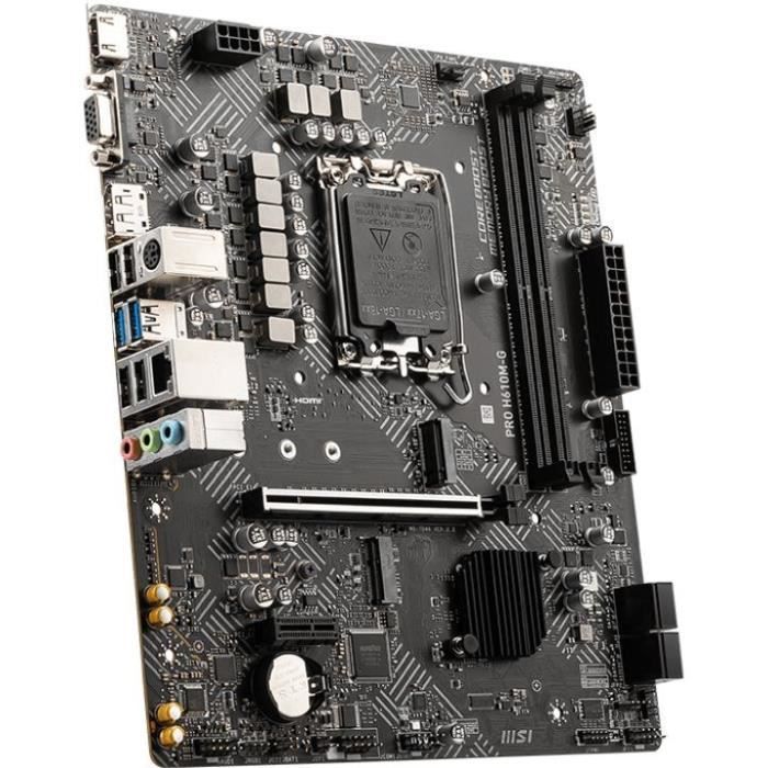 Carte mere - MSI - PRO H610M-G Intel H610 LGA 1700 micro ATX