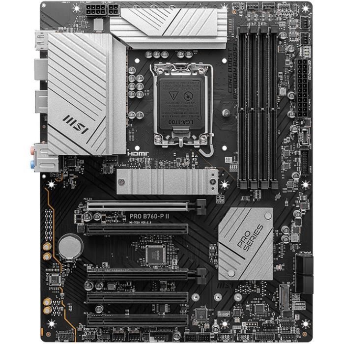 Carte mere - MSI - PRO B760-P II carte mere Intel B760 LGA 1700 ATX