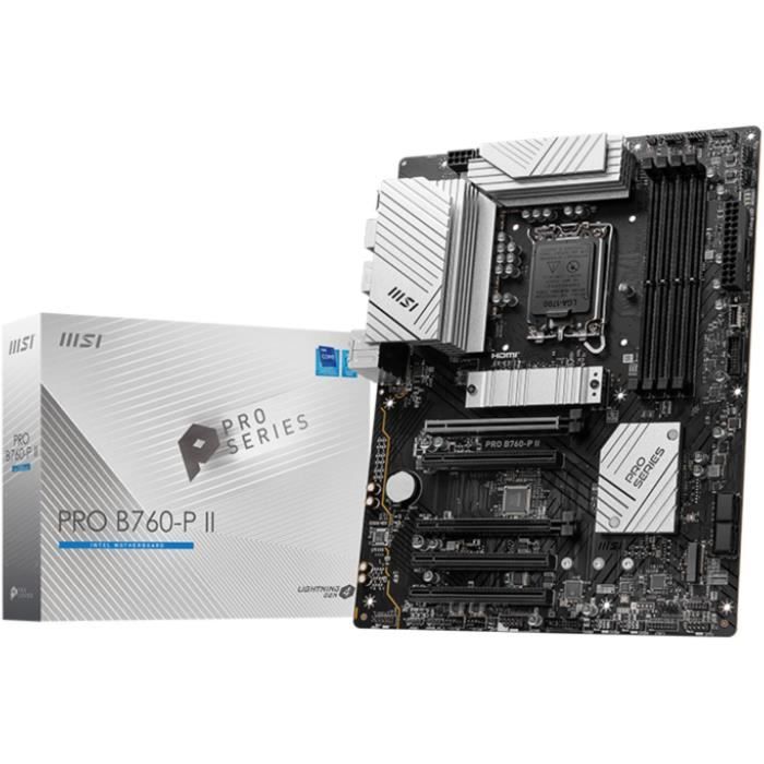 Carte Mère MSI Pro B760-P II (Interl LGA 1700)