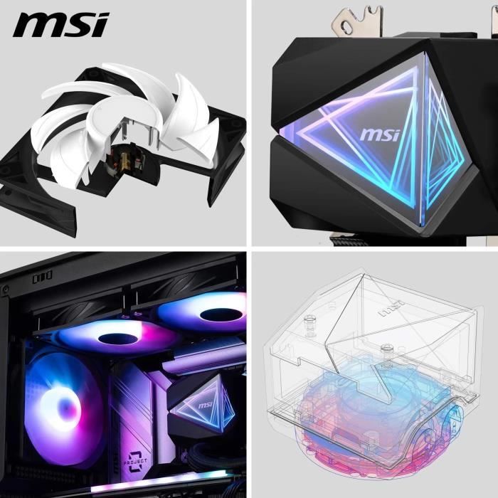 Refroidissement PC - MSI - 306-7ZW7A11-C24 - MAG CORELIQUID I240