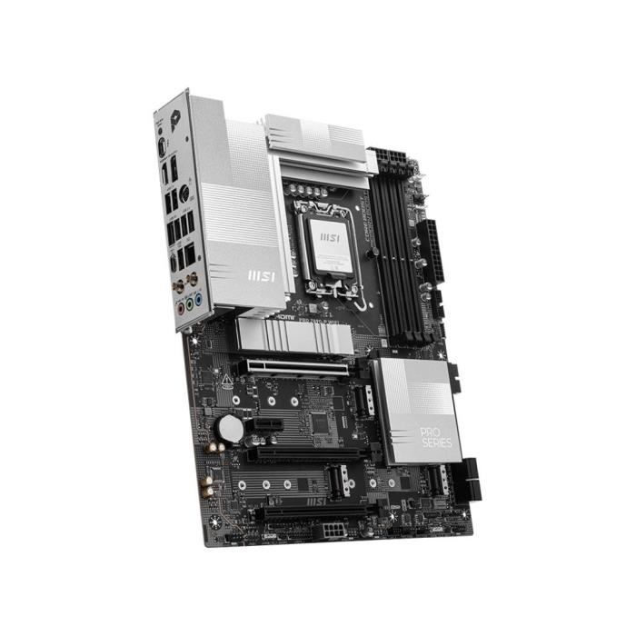 Carte mere - MSI - PRO Z890-P WIFI - Wi-Fi 7, 5G LAN, Thunderbolt 4, PCIe 5.0, argentée