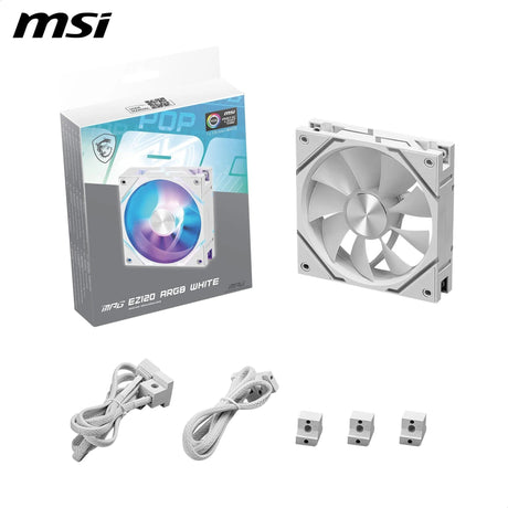 Refroidissement PC - MSI - 306-7G24F14-80 - MPG EZ120 ARGB WHITE-1W