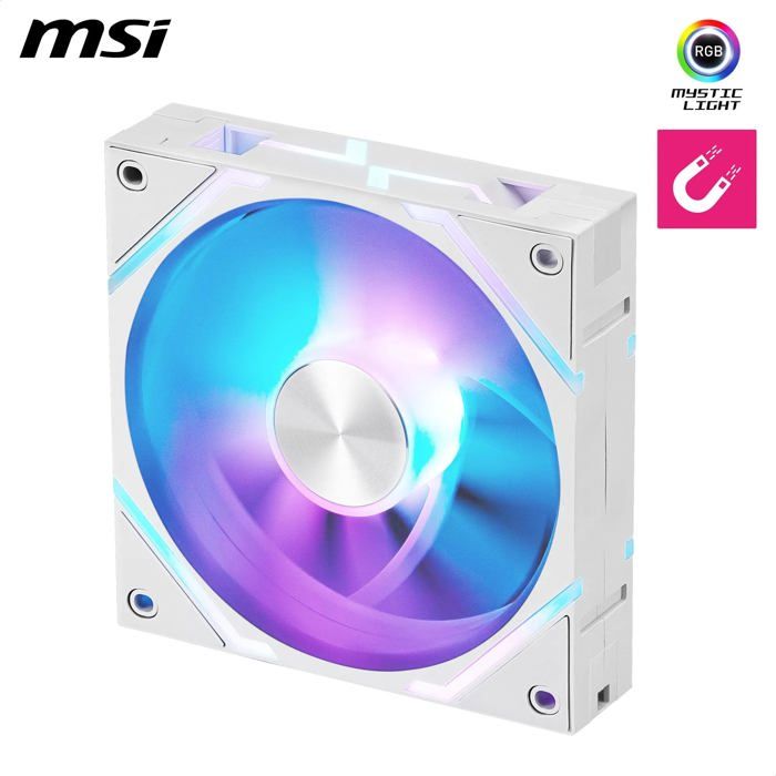 Refroidissement PC - MSI - 306-7G24F14-80 - MPG EZ120 ARGB WHITE-1W