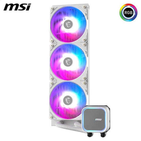 Kit Watercooling AIO MSI Mag CoreLiquid A13 RGB - 360mm (Blanc)
