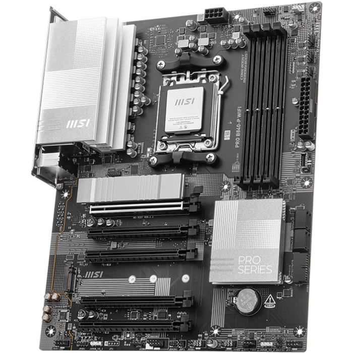 Carte mere - MSI - PRO B840-P WIFI - AM5 - DDR5 - Wi-Fi 7 - 2.5 GbE