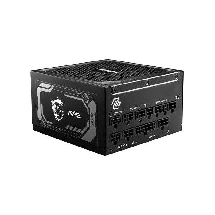 Alimentation ATX MSI Mag A1000GL PCIe5 - 1000W (Noir)