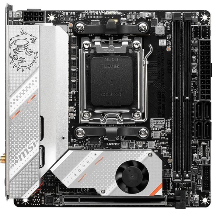 Carte mere - MSI - MPG B650I EDGE WIFI - AM5 - DDR5 - Wi-Fi 6E