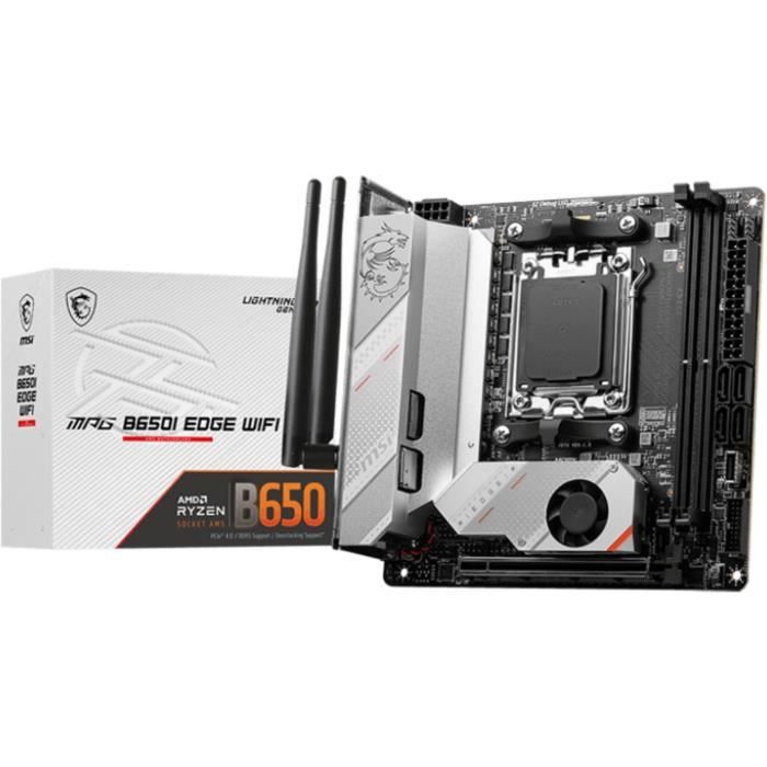 Carte mere - MSI - MPG B650I EDGE WIFI - AM5 - DDR5 - Wi-Fi 6E