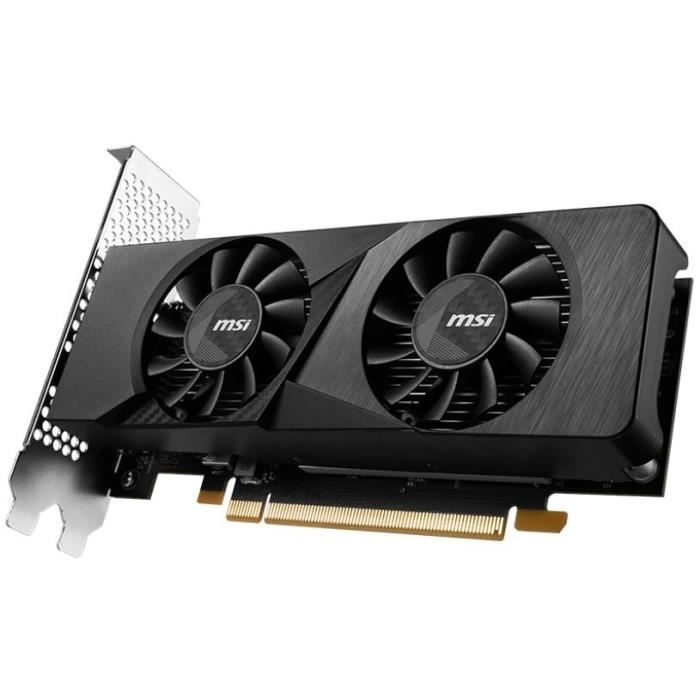 Carte graphique - MSI - GEFORCE RTX 3050 LP 6G OC NVIDIA 6 Go GDDR6