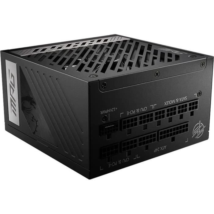Alimentation ATX MSI MPG A850G PCIe5 - 850W (Noir)