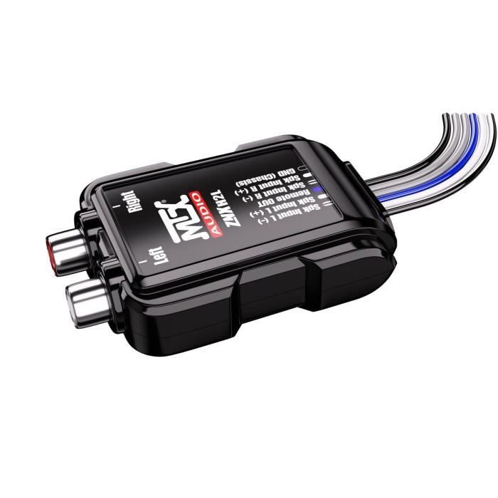 Adaptateur - MTX AUDIO - Câbles HP vers RCA 8V - Sortie Remote