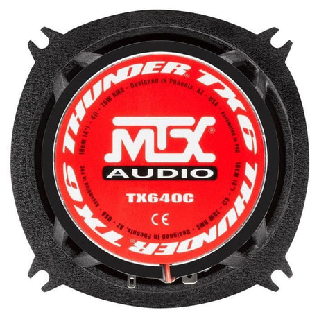 Coaxiaux 2 voies - MTX AUDIO - 10cm 4O 70Wrms - Châssis aluminium - Bobine Ř25mm TIL - Tweeter néodyme Ř22mm
