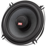 MTX TX650C Haut-parleurs voiture Coaxiaux 13cm 2 voies 80W RMS 4 châssis alu Tweeters néodyme dôme soie Membrane pulpe célulose