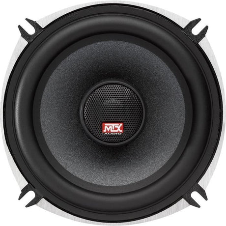 MTX TX650C Haut-parleurs voiture Coaxiaux 13cm 2 voies 80W RMS 4 châssis alu Tweeters néodyme dôme soie Membrane pulpe célulose