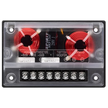 Kit 2 voies - MTX AUDIO - 13cm - 4O - 80Wrms - Châssis aluminium - Bobine Ř30mm TIL - Tweeter néodyme Ř28 mm