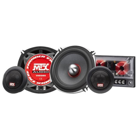 Kit 2 voies - MTX AUDIO - 13cm - 4O - 80Wrms - Châssis aluminium - Bobine Ř30mm TIL - Tweeter néodyme Ř28 mm