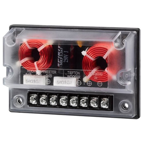 Kit 2 voies - MTX AUDIO - 13cm - 4O - 80Wrms - Châssis aluminium - Bobine Ř30mm TIL - Tweeter néodyme Ř28 mm