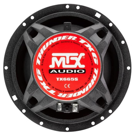Kit 2 voies - MTX AUDIO - 16,5cm - 4O - 90Wrms - Câssis aluminium - Bobine Ř30mm TIL - Tweeter néodyme Ř28mm
