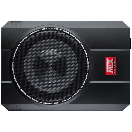Caisson de grave amplifié - MTX AUDIO - RTU8P - 20 cm - 150W RMS - Télécommande EBC