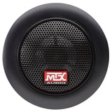 MTX TX465S Haut-parleurs voiture Kit 2 voies 16,5cm 80W RMS 4 Tweeteers néodyme 25mm Membranes pulpe célulose